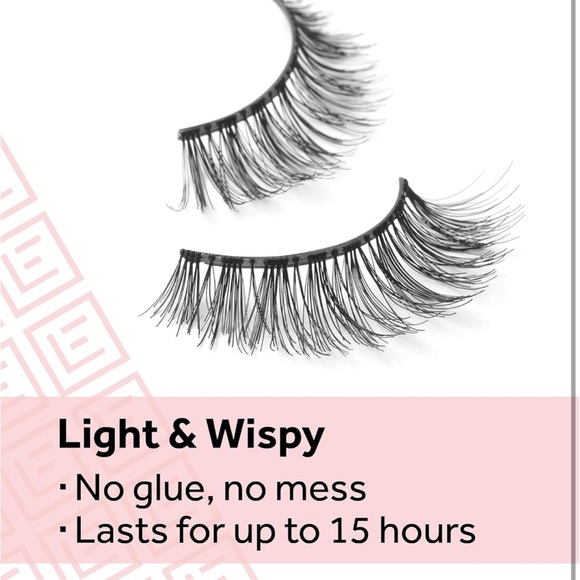 Eylure pre glued wispy light and luxe faux mink false eyelashes (LOT OF 5 PAIRS) - Picture 5 of 15